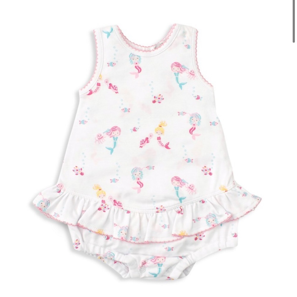 Kissy Kissy Baby Girl's Mermaid Ruffle Bubble Dress